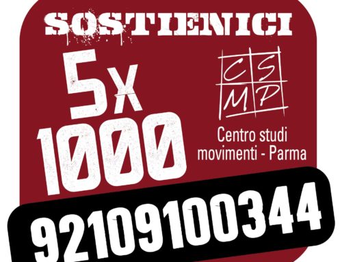 Sostieni il Centro studi movimenti con il 5×1000! A te non costa nulla, a noi serve molto!
