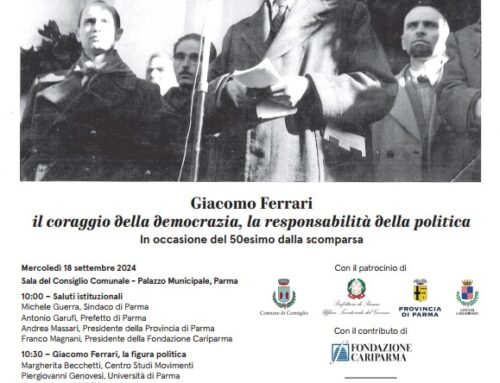 Giacomo Ferrari. Il coraggio della democrazia, la responsabilità della politica – Mercoledì 18 Settembre 2024